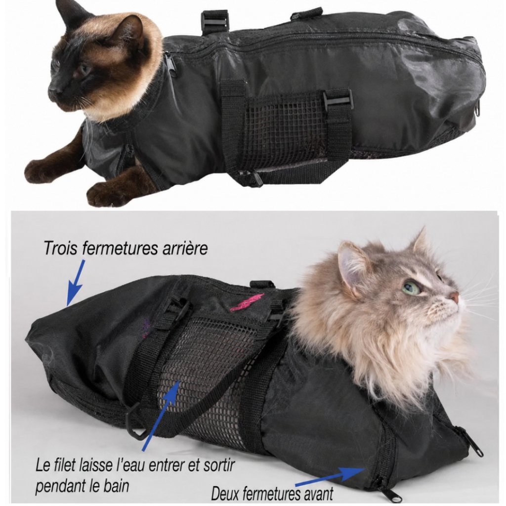 Sac de toilettage pour chat
